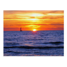 South Haven Sunset Postcard