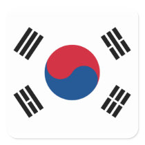 South Korea Flag Sticker
