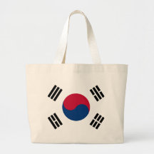 South Korea Flag Tote Bag