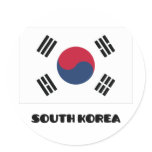 South Korea Stickers