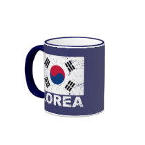 South Korea Vintage Flag Mugs