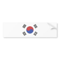 South Korean Flag Bumper Stickers