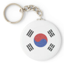 South Korean Flag Keychain