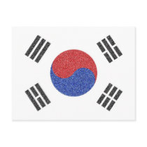 South Korean Flag Postcard