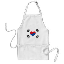 South Korean Heart Aprons