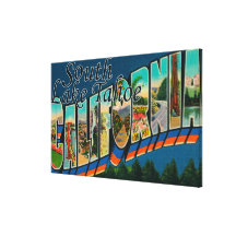 South Lake Tahoe, California Stretched Canvas Print