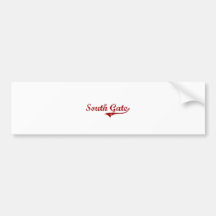South Lake Tahoe California Classic Design Bumper Sticker