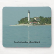South Manitou Island Light Mouse Mat