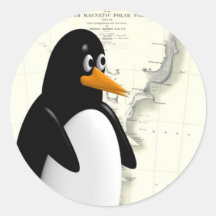 South Pole Penguin Sticker
