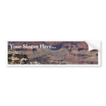 South Rim Of The Grand Canyon In Arizona Bumper Sticker