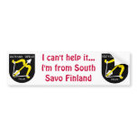 South Savo Finland Bumper Sticker