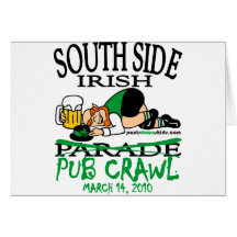 SOUTH SIDE IRISH PUB CRAWL CARDS