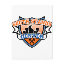 South Stands Denver Fancast Postcard