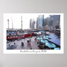 SOUTH STREET SEAPORT, nyc--photo poster