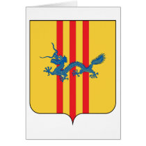 South Vietnam Coat of Arms Card