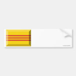 South VietNam Flag Jewel Bumper Sticker