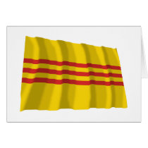 South Vietnam Waving Flag