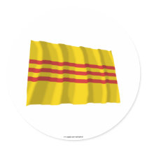 South Vietnam Waving Flag