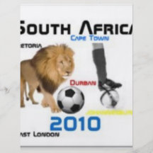 SouthAfrica Soccer Custom Flyer