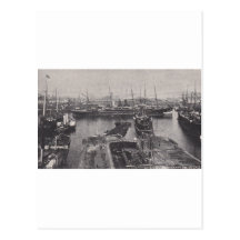 Southampton Docks 1905 Postcard