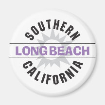 Southern California - Long Beach Fridge Magnet