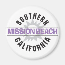 Southern California - Mission Beach Fridge Magnet
