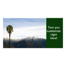 Southern California Snow Photo Greeting Card
