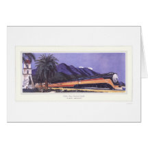 Southern Pacific Streamlined Daylight Greeting Card