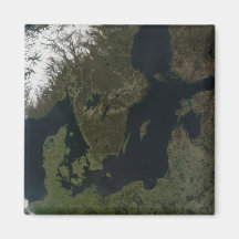 Southern Scandinavia Refrigerator Magnets