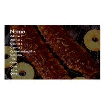 Southern style spareribs business cards