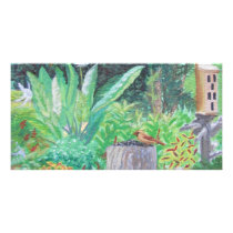 Southern Summer Garden Custom Photo Card