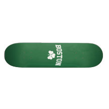 southi de trèfle du shamrock de St Patrick d'Irlan Skateboards Personnalisables