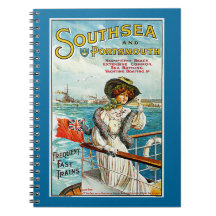 Southsea and Portsmouth Spiral Note Books