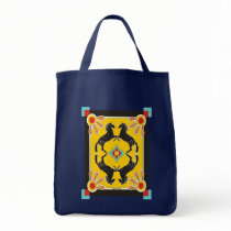 Southwest Appaloosa Grocery Tote Bags