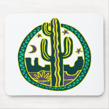 Southwest Cactus Mouse Pad