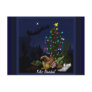 Southwest Christmas cactus cartoon Postcard