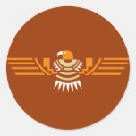 Southwest Eagle Round Sticker