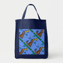 Southwestern coyote moon Design Tote Bag