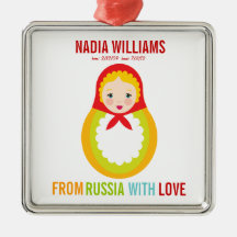 Souvenir de Matryoshka de Russe d'ornement d'adopt
