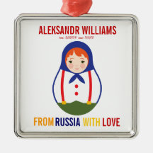 Souvenir de Matryoshka de Russe d'ornement d'adopt