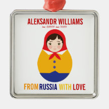 Souvenir de Matryoshka de Russe d'ornement d'adopt