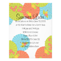 Souvenir Drink Umbrellas Custom Announcements