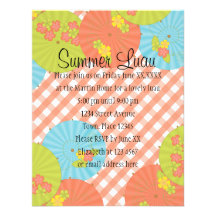 Souvenir Drink Umbrellas Invitations