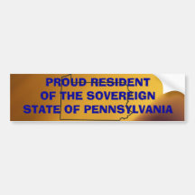 Sovereign PA Bumper Sticker