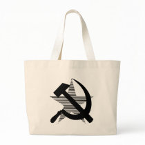 Soviet Black Hammer & Sickle Canvas Bag