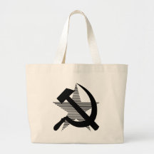 Soviet Black Hammer & Sickle Canvas Bag