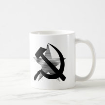 Soviet Black Hammer & Sickle Coffee Mug