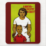 Soviet Family Propaganda Mousepad