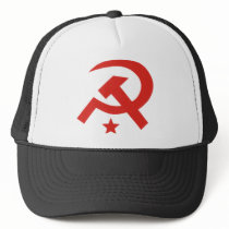 Soviet hammer and sickle design hats