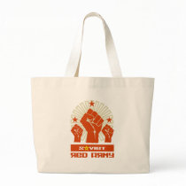 Soviet Red Army 3 Fists Tote Bags